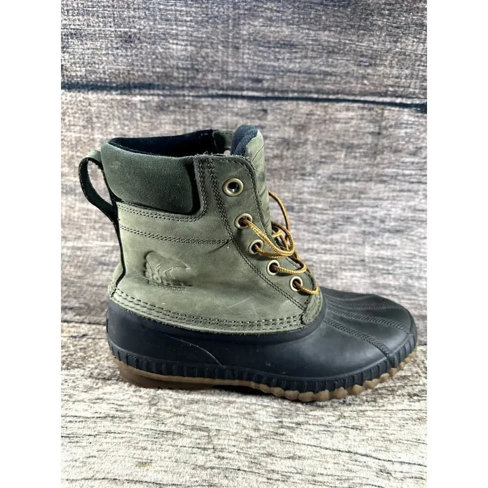 SOREL Rubber Boots Cheyenne II 2 Men’s Sz 8 NM2575-052 Waterproof Green - Picture 6 of 11